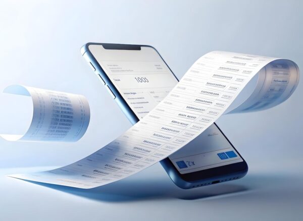 UAE business professional managing digital e-invoices on laptop