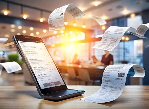 Business owner reviewing UAE e-invoicing rules and digital invoice system