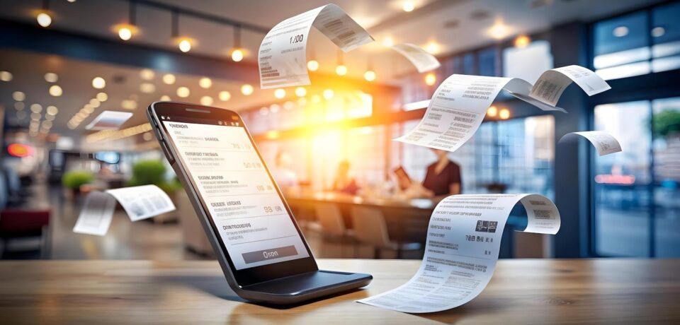 uae-e-invoicing-rules-guide-small-businesses Business owner reviewing UAE e-invoicing rules and digital invoice system